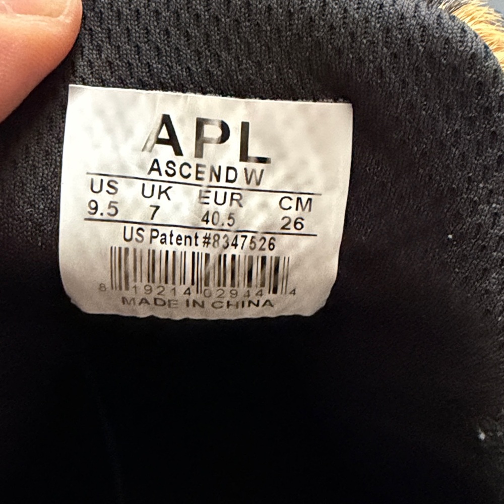 APL LEOPARD PONY HAIR MID TOPS Size 9.5 - Picture 3 of 4